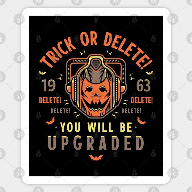 Trick Or Delete Magnet by logozaste